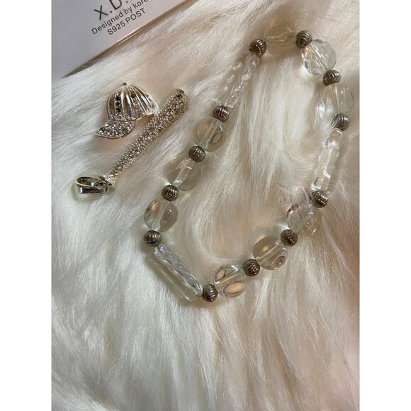 Fashion Costume Jewlery Earrings Necklace Lot of 12 - Picture 2 of 14